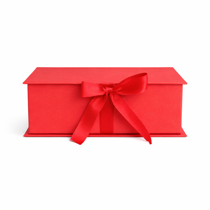 Caja Premium 23x17x7cm Tipo Libro con Cinta frontal
