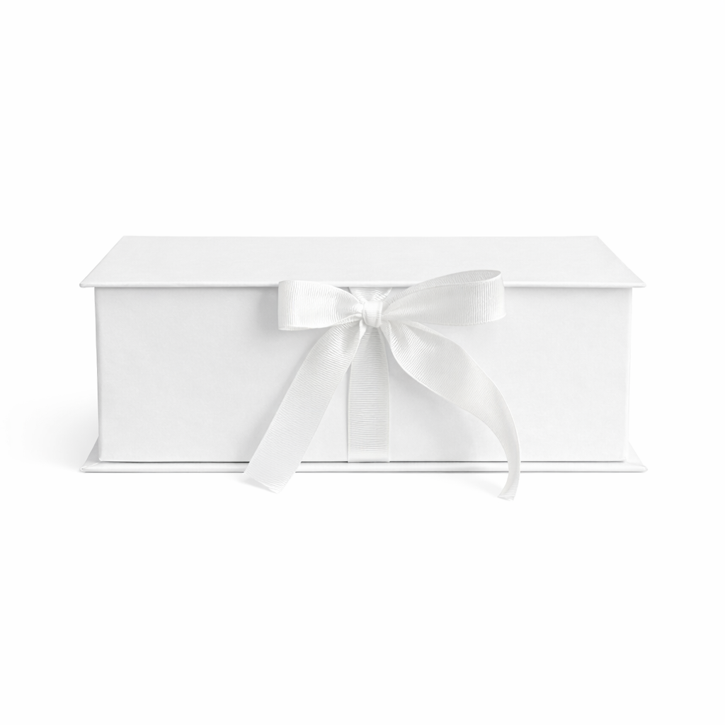 Caja Premium 23x17x7cm Tipo Libro con Cinta frontal