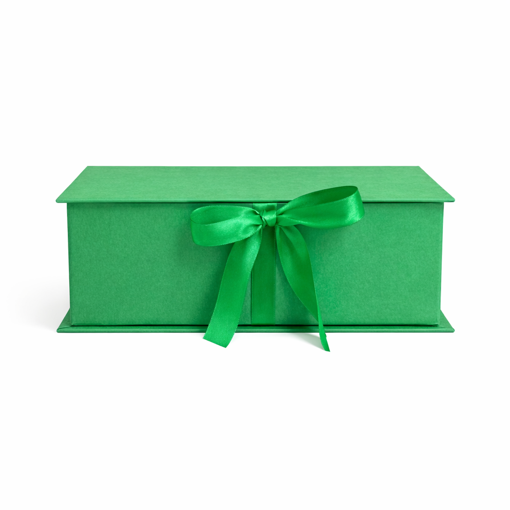 Caja Premium 23x17x7cm Tipo Libro con Cinta frontal