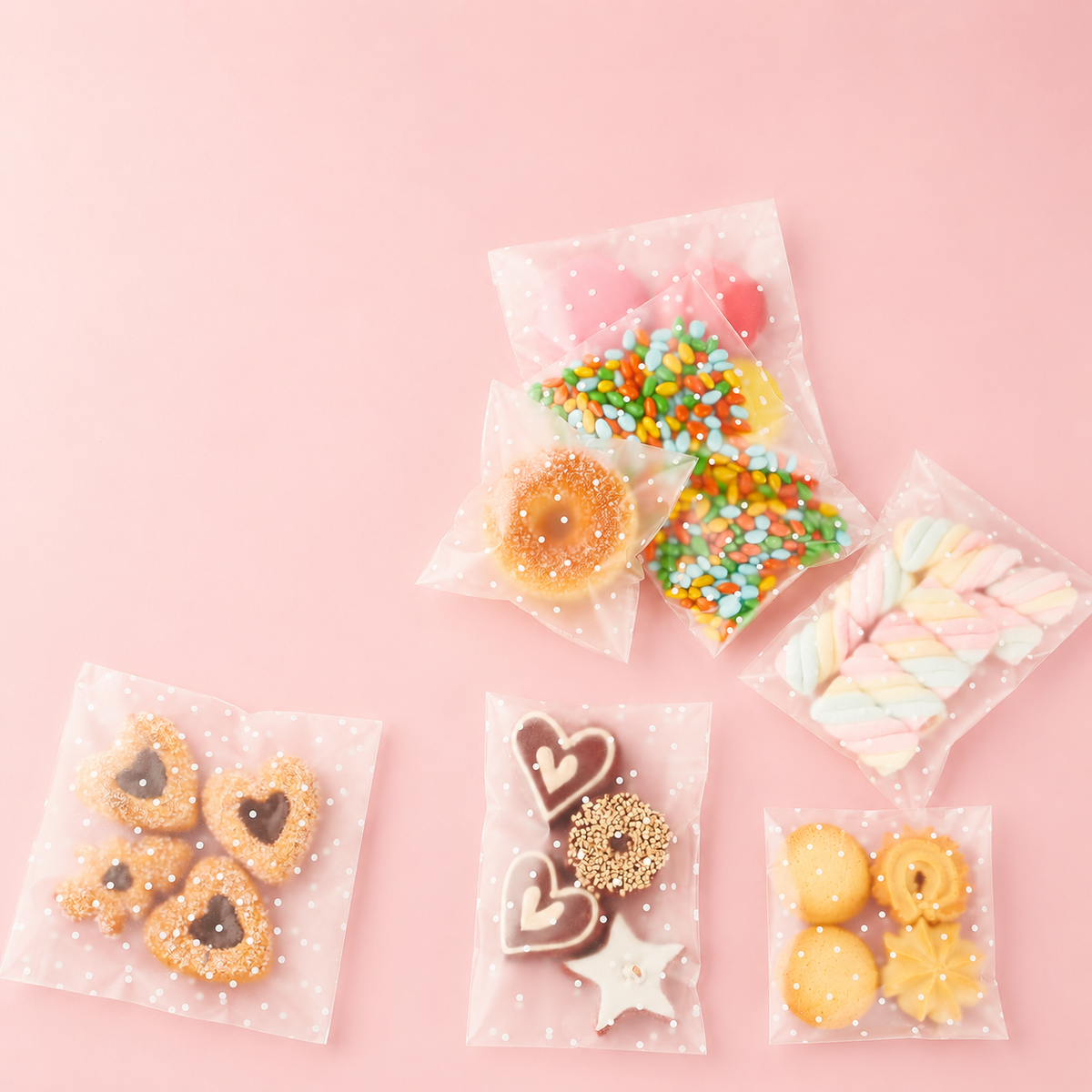Bolsita Puntitos (10x15x3) contiene 100 und. - 642604