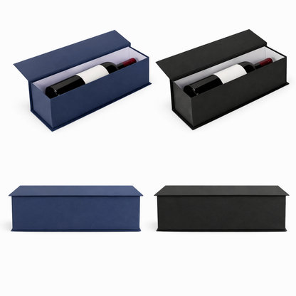 Caja Premium 35x9x9cm Tipo Libro p/ Vino