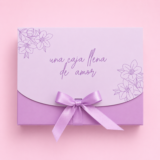 Caja Lazo Lila - 23x17x7cm - 641880