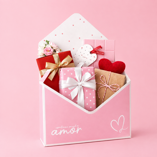 CAJA SOBRE AMOR ROSA 20X7X29CM - 642452