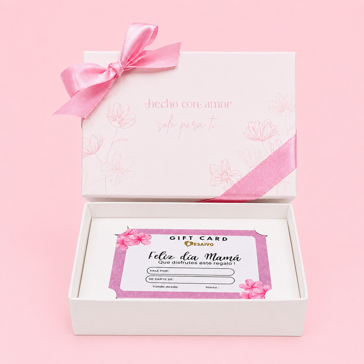 CAJA 12x8.5x3.5cm HECHO CON AMOR - GIFT CARD 641431
