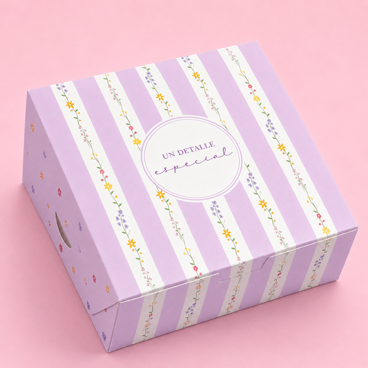 CAJA 20x20x7cm LILA - COD 643305