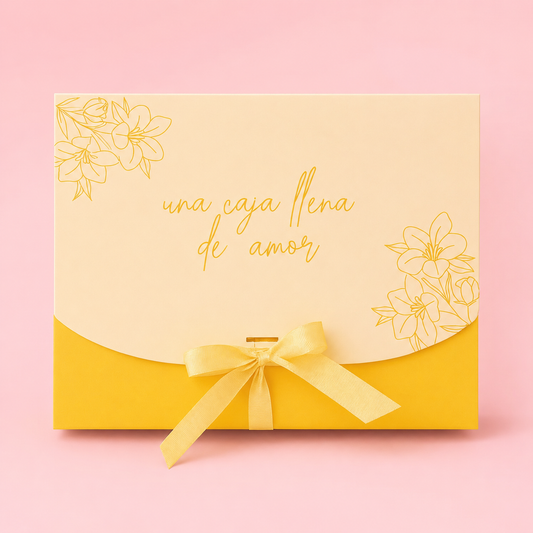 Caja Lazo Amarillo 23x17x7cm - 641882