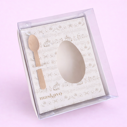 ACE01- Caja p/ huevo con tu LOGO Personalizado + Divisoria Personalizada - desde 200und