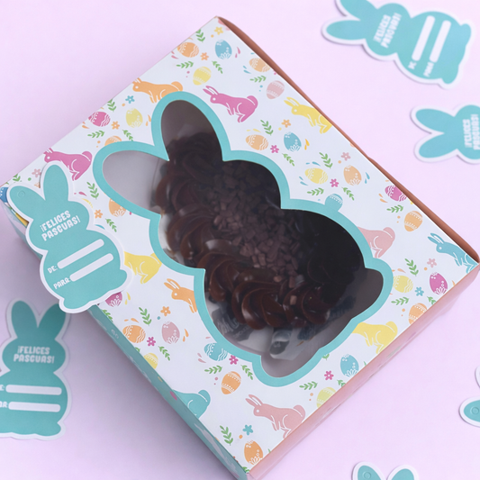 CUP6 - Caja p/ Huevo de Pascua Diseño - Soporte a elección