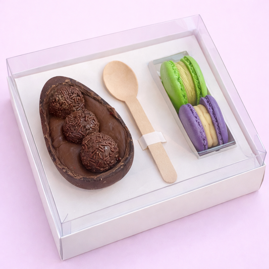 ACE01 23X18X7CM - Caja p/ huevo 250 + box para macarons