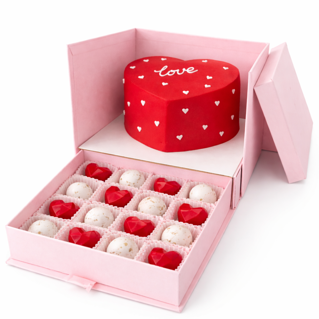 Caja premium 20x20x20cm c/ Gaveta