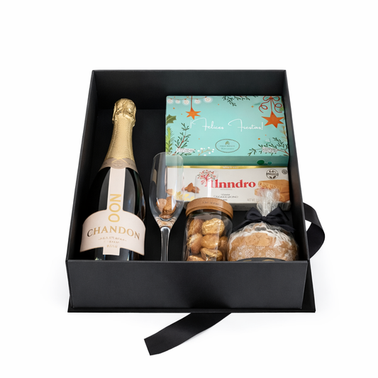 Caja Premium 34x24x10cm Tipo Libro Negro  - COD 639902