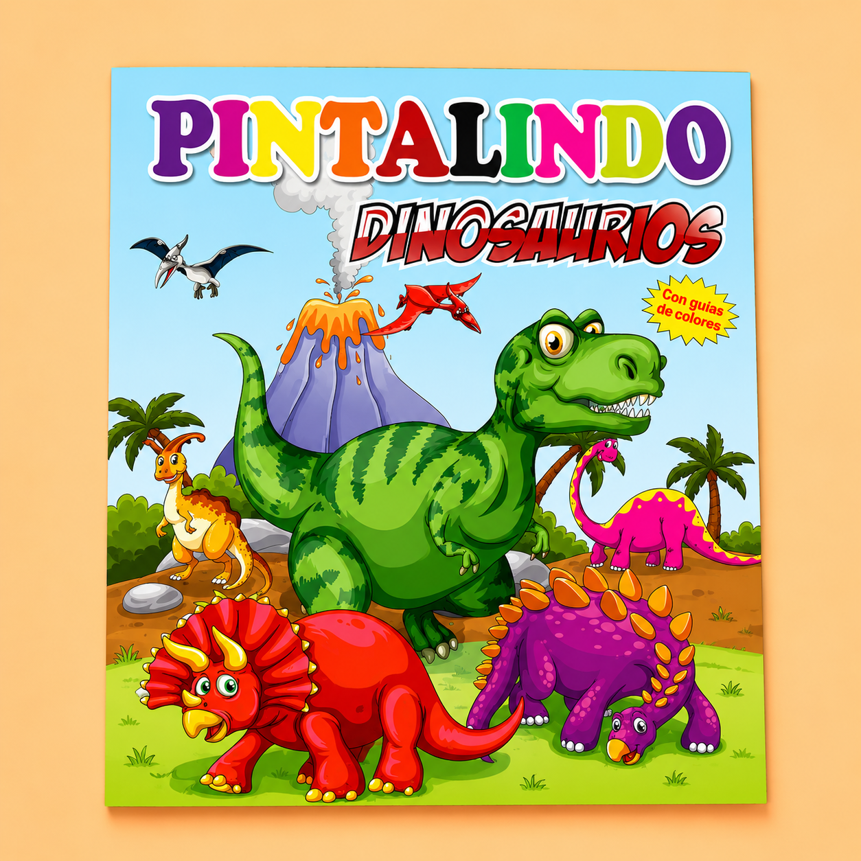 Dinosaurios 1 Libro (Grande) Pintalindo