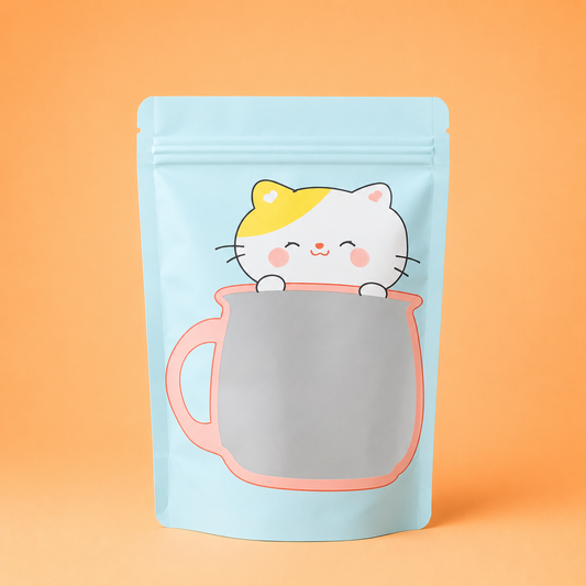 BOLSA DOYPACK GATITO 16X23+8CM (CONT. 10 UND.) - DP.K7