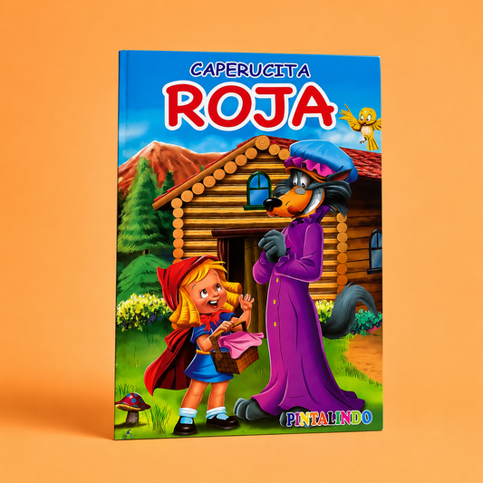 Caperucita Roja Libro (Grande) Pintalindo