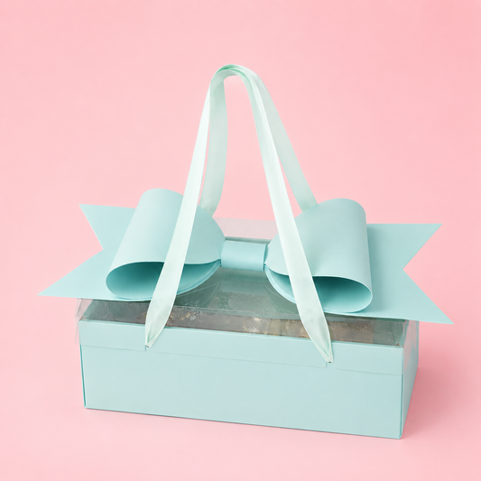 CAJA MOÑO TIFFANY 35X21X16.5CM -TRI3.10