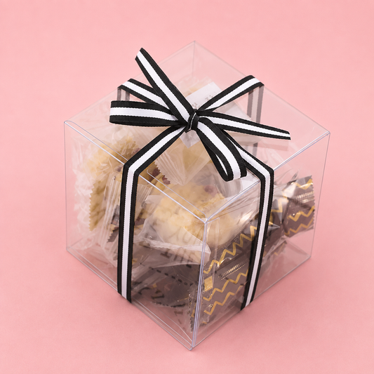 Caja 12x12x12cm Transparente Cubo (Paquete x 10 und) - 641586