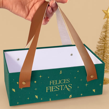 Bandeja Premium 30x18x9cm Verde Navidad - COD 642276