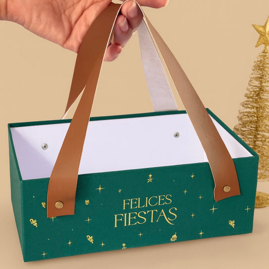 Bandeja Premium 30x18x9cm Verde Navidad - COD 642276