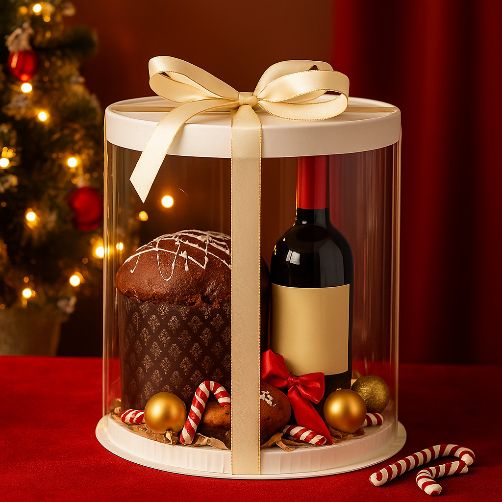 REDONDA 26x26x32cm TRANSPARENTE - COD 642305