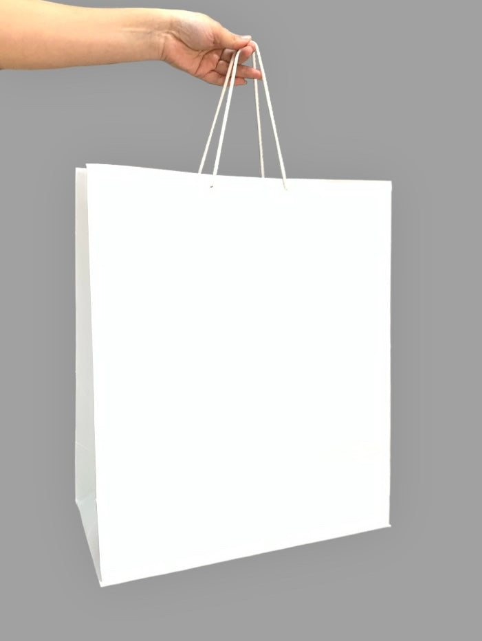 Bolsa Multiuso 40x20x47cm - Blanco/Kraft