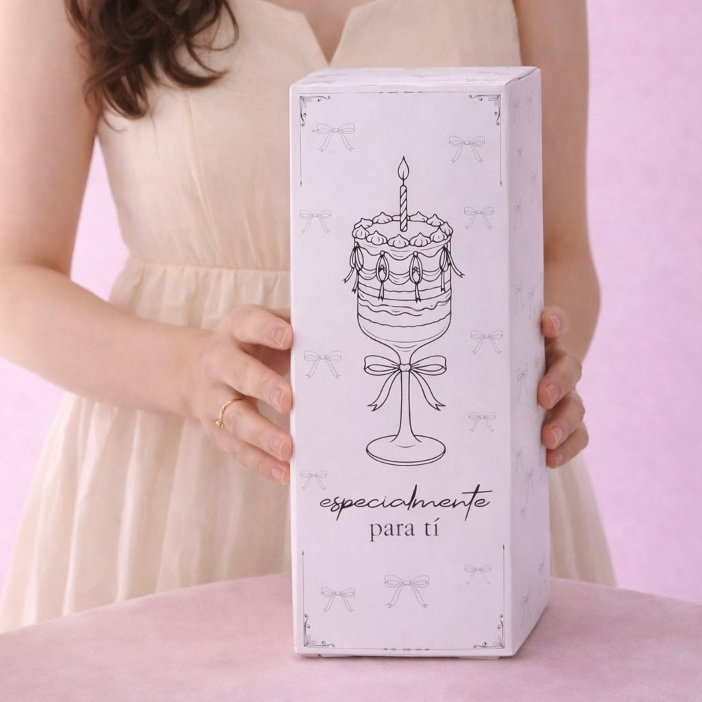 Caja 11,5x11,5x26cm p/ Copa - 641764