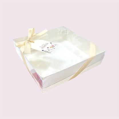 CAJA 20x20x5cm CON TAPA DE ACETATO