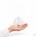 Esferas acrílicas - 8cm (contiene 6 unidades)