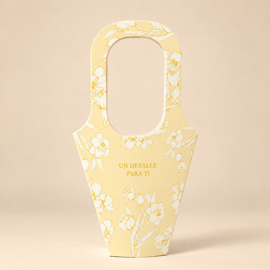 PORTAFLORES AMARILLO 42X23CM - 639665