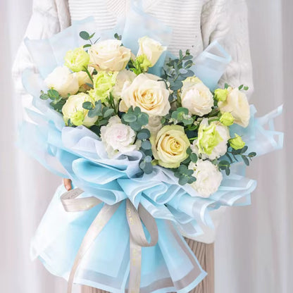 PAPEL COREANO CELESTE 57X57CM (PAQ X 20 UND) - PC9.4