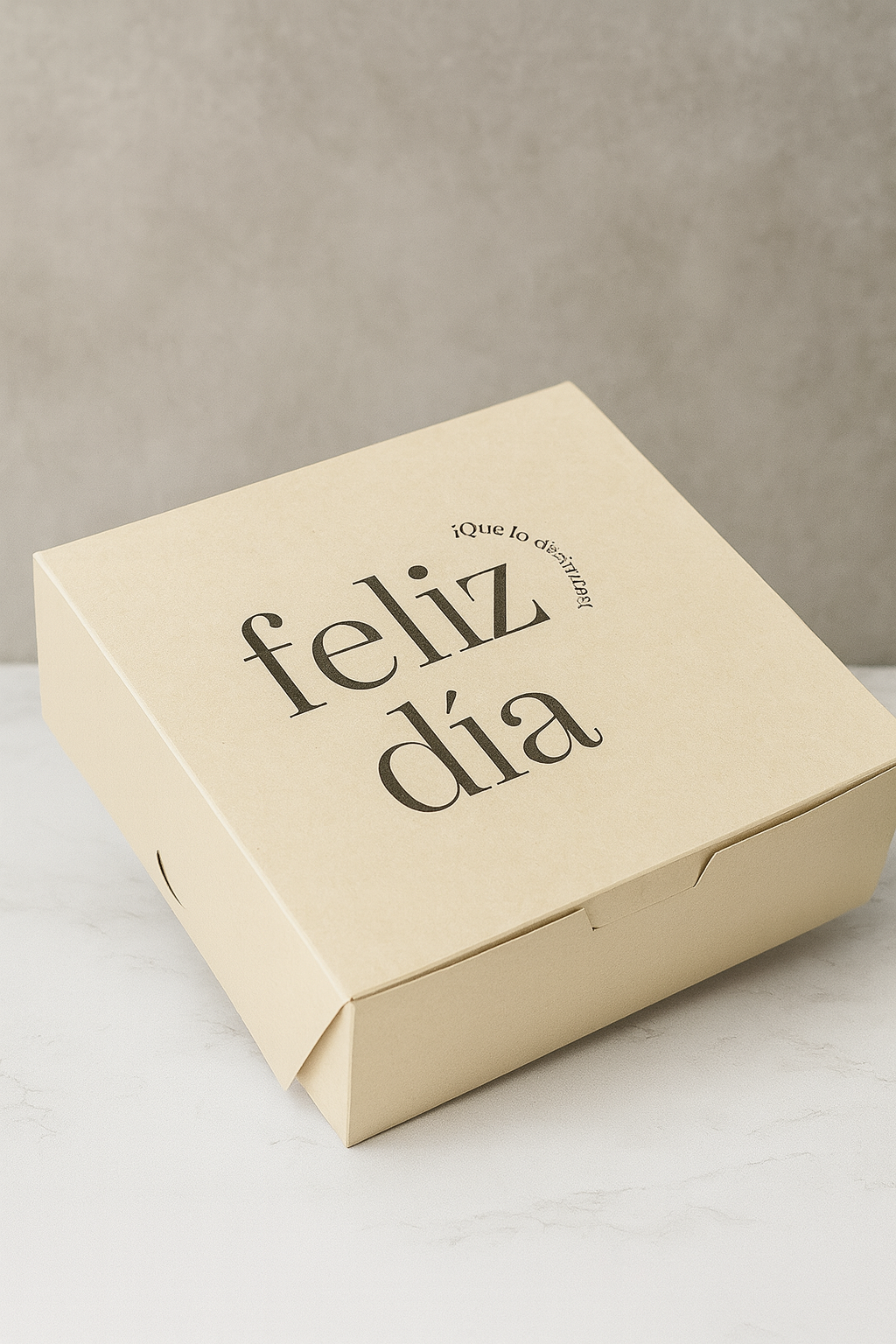 Caja 22x22x7cm - Feliz día Ecológico