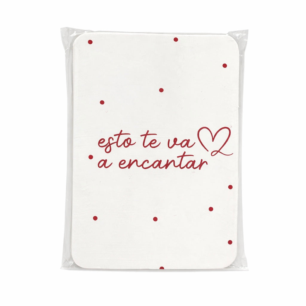 Tags “Esto te va a encantar” Rojo contiene 10 unidades