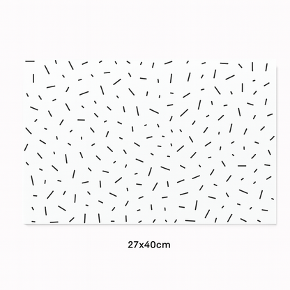 Papel Manteca Conffeti - 27x40cm (contiene 25 hojas)