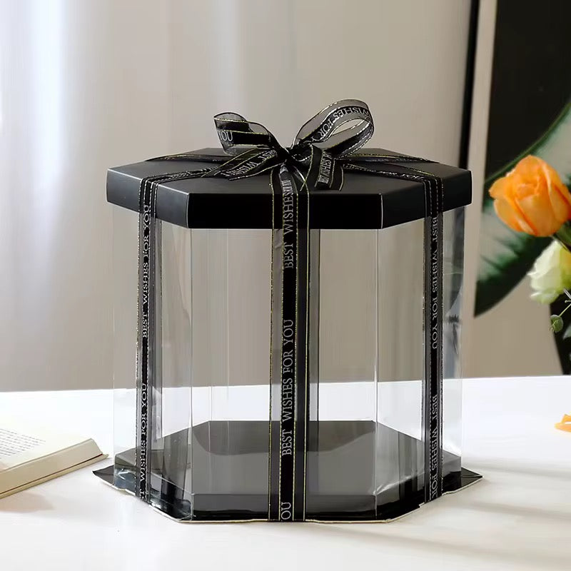 HEXAGONAL 21.5x21.5x23cm NEGRO - COD 642381