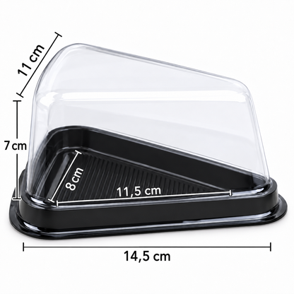 Envase PET TRIANG. 14.5X11X7CM (50 UND)