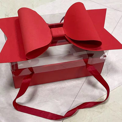 Caja Moño Rojo - 35x21x16.5cm - COD 642299