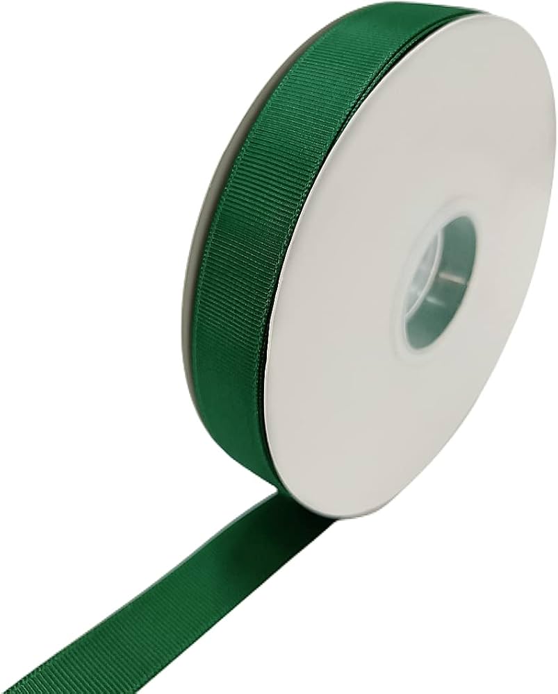 CINTA GROSS 1.5CM X 20 METROS - VERDE OSCURO COD-8060