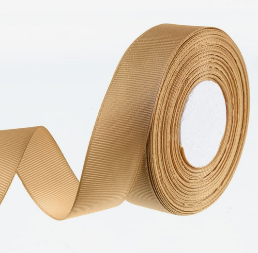 CINTA GROSS 1.5CM X 20 METROS - DORADO