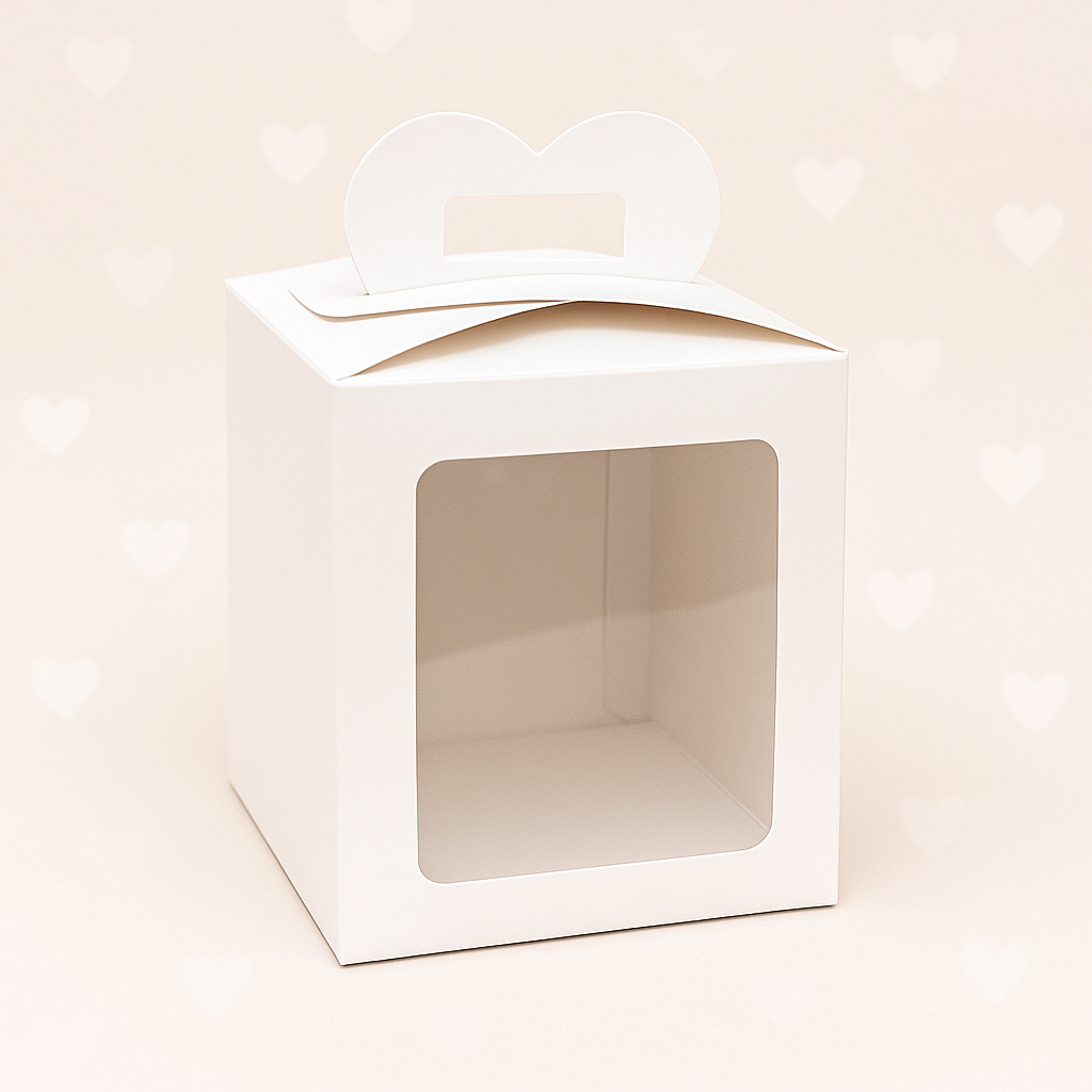 Caja 17x17x20cm c/ visor - PDV