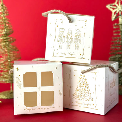 Caja Vela Navidad 9.5x9.5x9.5cm - COD 640625