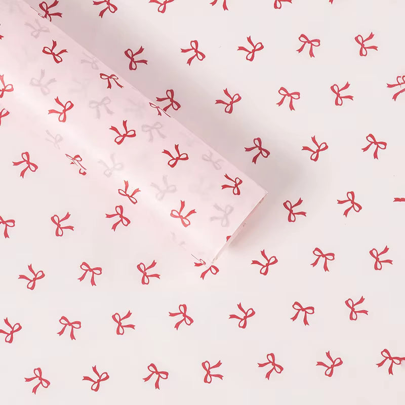 PAPEL COREANO COQUETTE ROSA/ROJO 57X57CM (PAQ X 20 UND) - PC15.1.2