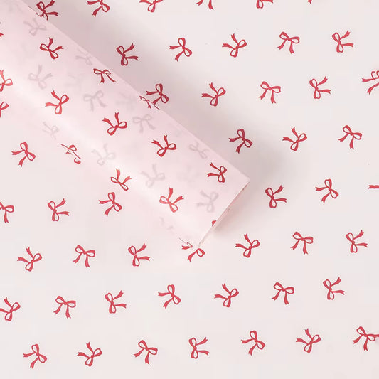 PAPEL COREANO COQUETTE ROSA/ROJO 57X57CM (PAQ X 20 UND) - PC15.1.2