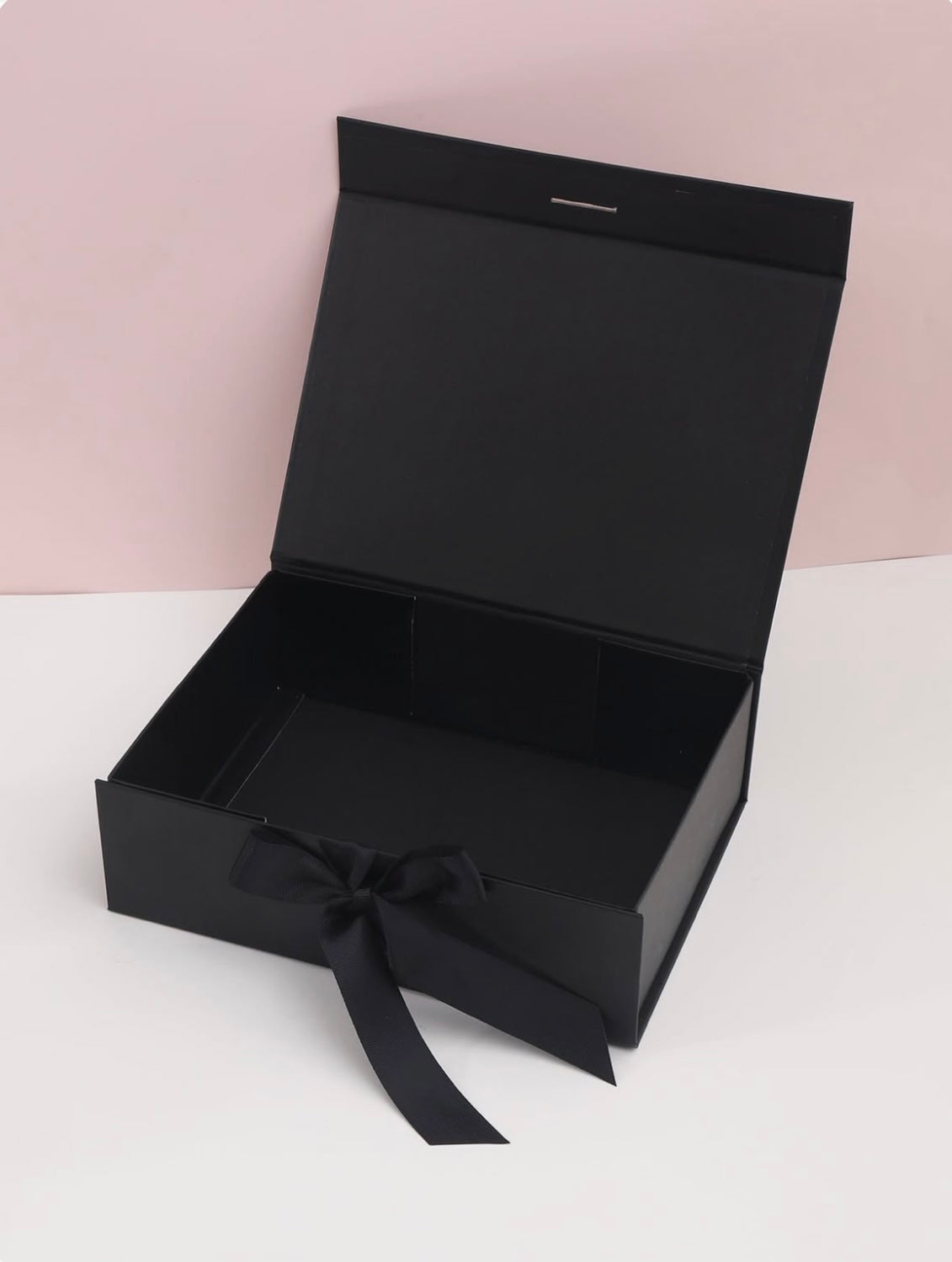 Caja Premium Desplegable Negro - 33x25x12cm