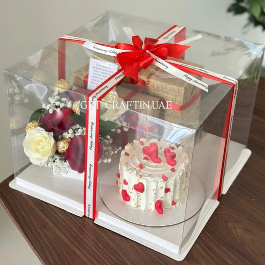 CUADRADA 26X26X18CM TAPA TRANSPARENTE - COD 642316