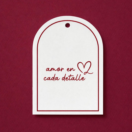 TAGS “AMOR EN CADA DETALLE” CONTIENE 10 UNIDADES - TAGSV6.2