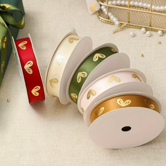 Cinta Corazón Stamping - 1.6cm x 18 metros