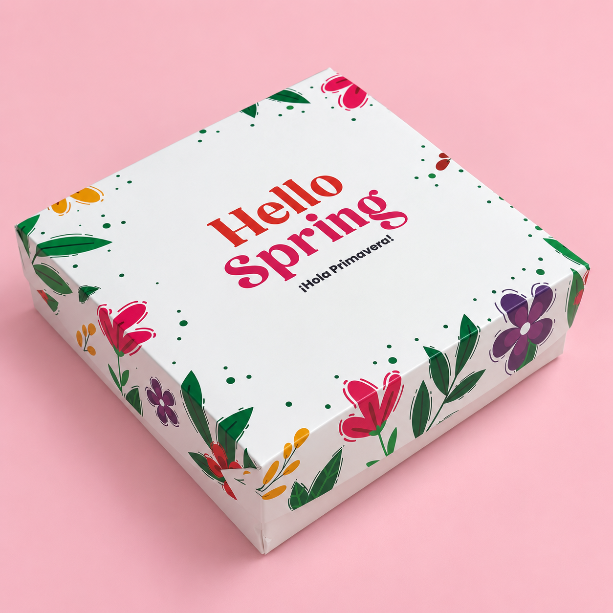 Caja “Hello Sprint” - 15x15x5cm