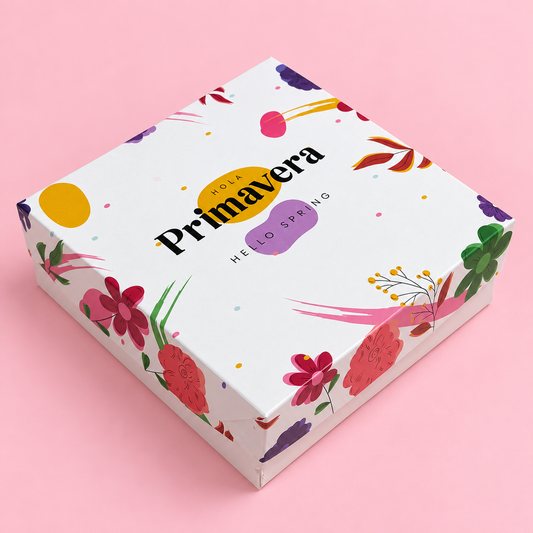 Caja “Hola Primavera” - 15x15x5cm