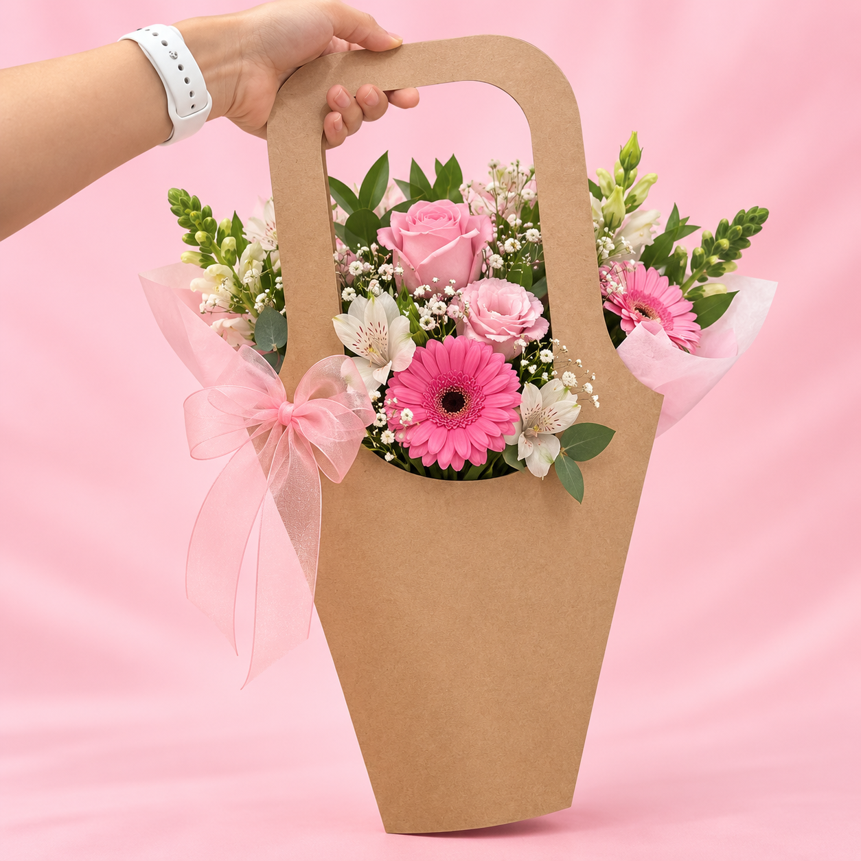 PORTAFLORES KRAFT 42X23CM - 639648