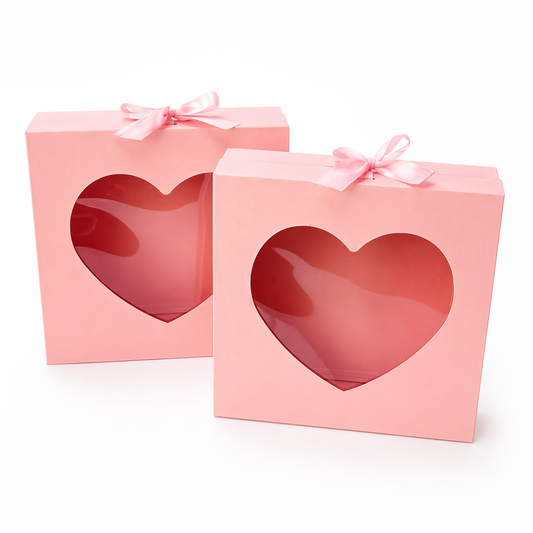 Caja Premium 25x25x8cm Corazón