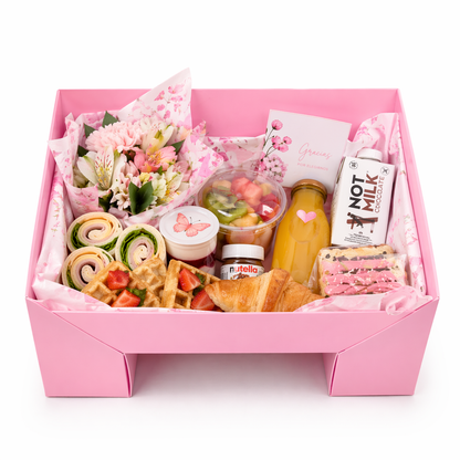 Caja 32x24x8cm Kit Mesa Rosa